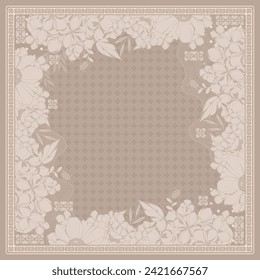 beautiful floral scarf design 14