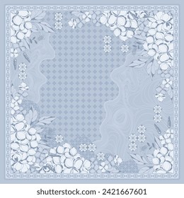 beautiful floral scarf design 21