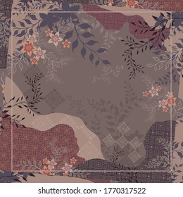 Beautiful Floral Scarf Design 22