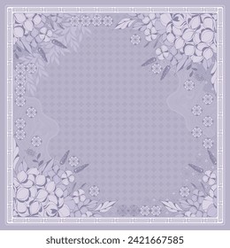 beautiful floral scarf design 5