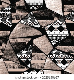 Beautiful floral scarf design pattern. Hijab fashion. Trendy  print. Creative contemporary collage . Fashionable template for design. vector art. Home Interior print design 