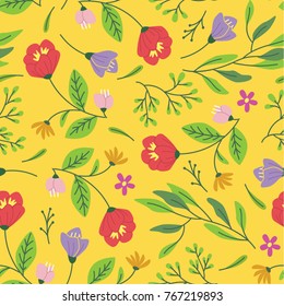 Beautiful floral seamless background