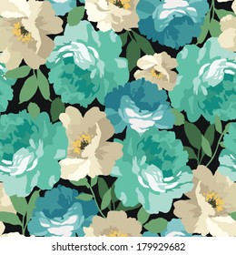 Beautiful floral seamless pattern.