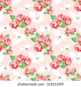 Beautiful floral seamless pattern