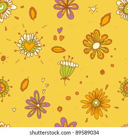 beautiful floral seamless pattern