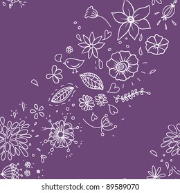 beautiful floral seamless pattern