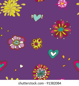 beautiful floral seamless pattern
