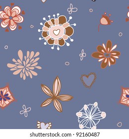 beautiful floral seamless pattern
