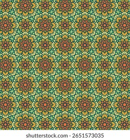 Beautiful Floral Seamless Pattern Background