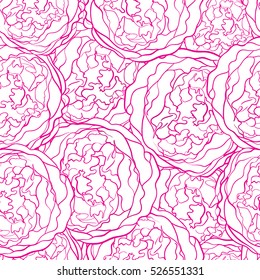 Beautiful floral seamless pattern. Bright illustration, can be used for creating card, invitation card for wedding,wallpaper and textile.