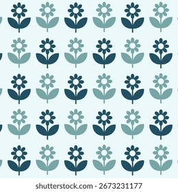 Beautiful floral seamless pattern design for wallpaper, background or textile fabric print