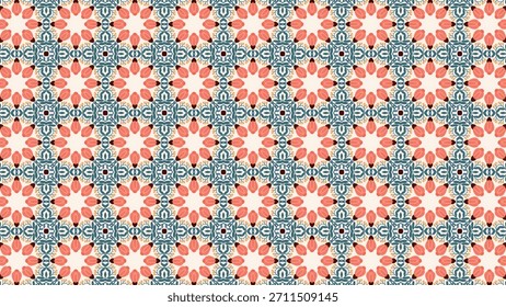 Beautiful floral seamless pattern design for textile and fashion industry.