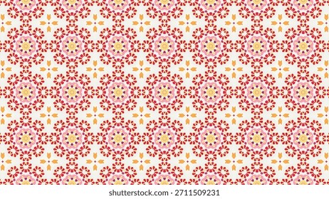Beautiful floral seamless pattern design for textile and fashion industry.