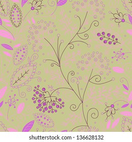 Beautiful floral seamless pattern. Great for cards, invitations, backgrounds, wallpaper, web page background, surface textures.