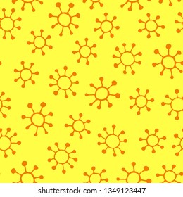 beautiful floral seamless pattern with hand drawn flowers