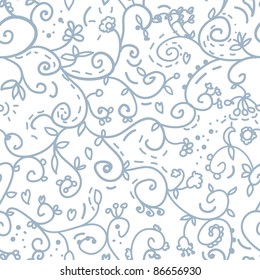 beautiful floral seamless pattern in vector
