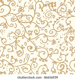 beautiful floral seamless pattern in vector