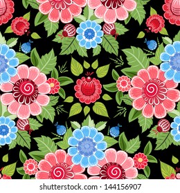 Beautiful floral seamless texture