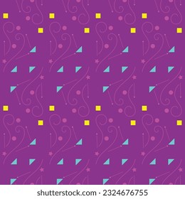 Beautiful floral shameless pattern vector.