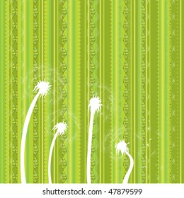 beautiful floral spring card