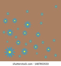 Beautiful floral vector background for web