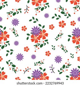 Beautiful Floral Vector Pattern.This is an eps file.