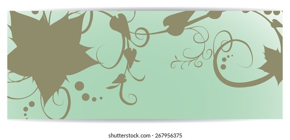 Beautiful floral vectors.