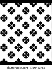 Beautiful floral wallpaper vector pattern shape design for creative ideas