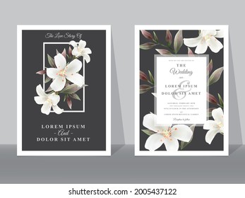 Beautiful Floral wedding invitation cards