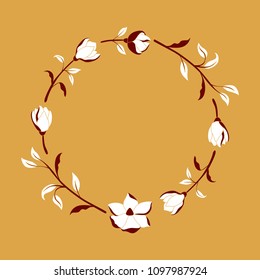 beautiful floral wreath