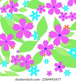 Beautiful Floral-Leaves Design Pattern. Can be used for fabric, cushion, carpet, curtain, wallpaper, gift wrap, background, phone case,  photoframe, card, cover, tiles, laminates, bags, table cloth.