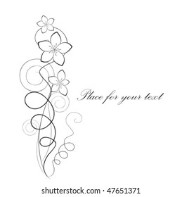 Beautiful flores background
