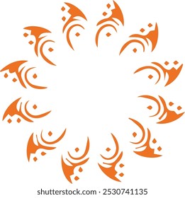 Beautiful flower art and mandala vector design