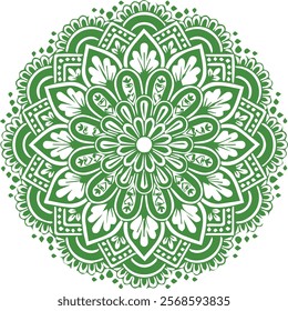 Beautiful flower art and mandala vector design