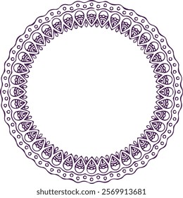 Beautiful flower art and mandala vector design