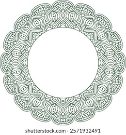 Beautiful flower art and mandala vector design