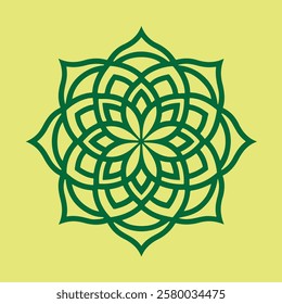 Beautiful flower art and mandala vector design