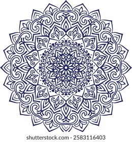 Beautiful flower art and mandala vector design