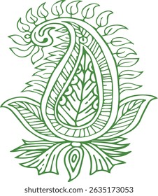 Beautiful flower art and mandala vector design