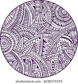 Beautiful flower art and mandala vector design
