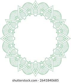 Beautiful flower art and mandala vector design