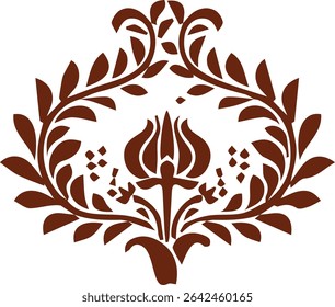 Beautiful flower art and mandala vector design