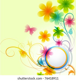vector de diseño de fondo floral