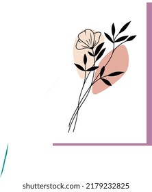 bonito fondo floral para la decoración interior