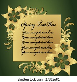 Beautiful flower background with space for your text
