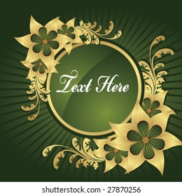 Beautiful flower background with space for your text