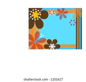 beautiful flower background  vector,