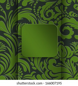 beautiful flower background for your design and the text