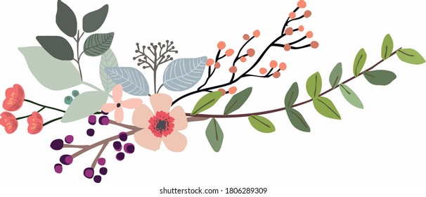 beautiful Flower bouquet vector image  