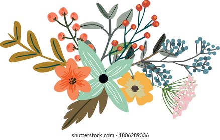 beautiful Flower bouquet vector image  